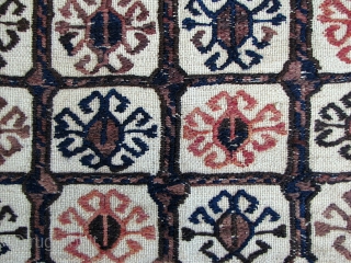 Baluch Small Ru-Khorsi or Sofreh - 30" x 32" - 76 x 82 cm.                   