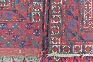 Turkmen Ersari Ensi rug - 4'8 x 6'7 ft. - 142 x 201 cm.                   