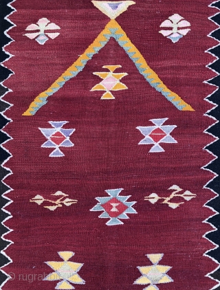 "Manastir" Prayer Kilim - 3'5 x 5'7 - 107 x 174 cm. - circa 1900                  