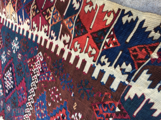 Southeast Anatolian Kilim 19th c. - email yorukrugs@gmail.com                         