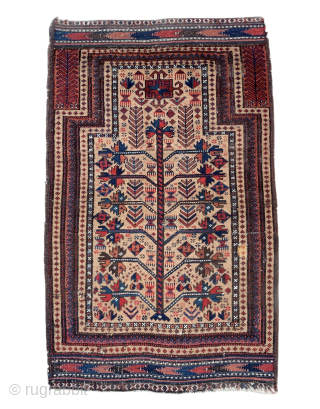 Beautiful Baluch Prayer Rug - email yorukrugs@gmail.com for details and extra pics                     
