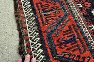 Mina Khani Baluch rug - 3'4 x 6'3 - 102 x 190 cm.                    