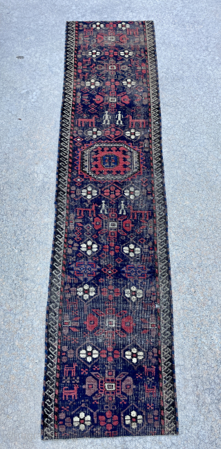 Baluch Rug fragment - email yorukrugs@gmail.com for details and high resolution photos                     