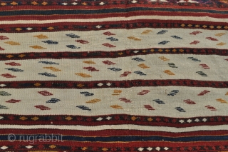 Central Asian Kilim weaving from Sari-Pul area in Northern Afghanistan, very good original condition - about - 6'10 x 10'2 - 210 x 310 cm.        