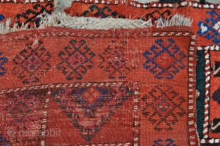 East Anatolian Rug with some cotton pile and great colors - 4'0 x 10'5 ft. - 122 x 318 cm.             