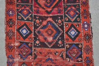 East Anatolian Rug with some cotton pile and great colors - 4'0 x 10'5 ft. - 122 x 318 cm.             