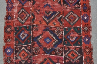 East Anatolian Rug with some cotton pile and great colors - 4'0 x 10'5 ft. - 122 x 318 cm.             