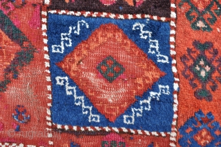 East Anatolian Rug with some cotton pile and great colors - 4'0 x 10'5 ft. - 122 x 318 cm.             