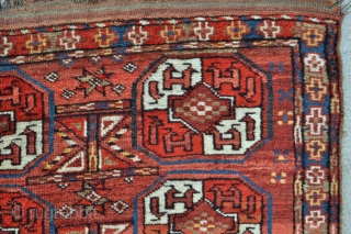 Ersari Turkmen Wedding rug - 3'6 x 4'5 - 106 x 135 cm.                    