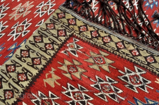 South Anatolian Yoruk Kilim - 4'1 x 6'5 ft. - 124 x 195 cm.                   