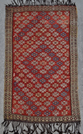 South Anatolian Yoruk Kilim - 4'1 x 6'5 ft. - 124 x 195 cm.                   