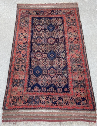 Incredible Quality Timuri Baluch Rug with top wool, colors and tight weave in remarkable condition!                  