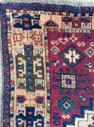 Funky Antique Southeast Anatolian Prayer rug, circa 1875 - 3’4 x 4’11 -102 x 150 cm.                 