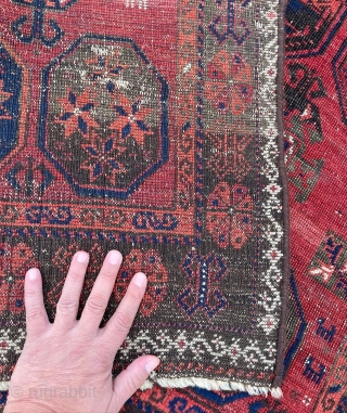 Beautiful Old Baluch Rug from a rare group of known and published pieces - contact for details...                