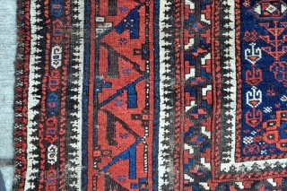 Timuri Baluch Main carpet - 5'8 x 7'8 - 174 x 234 cm. - http://www.yorukruggallery.com/product/timuri-baluch-main-carpet-58-x-78/                  