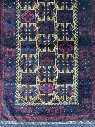 Super Fine Baluch Balisht with Silky smooth pile complete with kilim back and in Great condition! 22" x 42" - 56 x 106 cm.         
