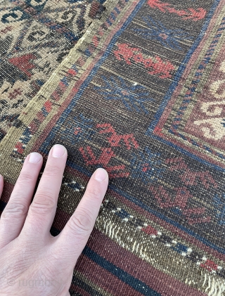 Early & Rare Baluch Prayer Rug                           