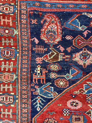 Antique Bidjar Rug - wool foundation - about 4’10 x 6’10 - email yorukrugs@gmail.com for details                 