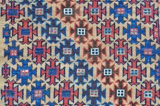 Colorful Baluch Rug with real camel field - 2'11 x 5'2 / 89 x 156 cm.                 