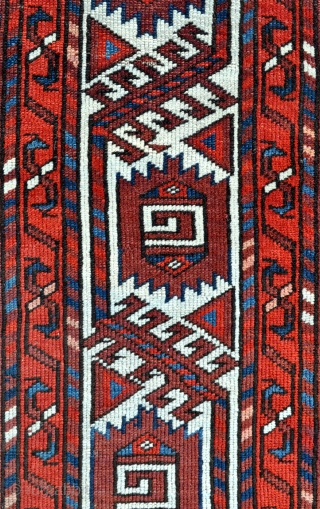 Fine Turkmen Yomud Main Carpet - c. 1850 - 6'2 x 9'7 - 190 x 295 cm - mete@yorukruggallery.com              