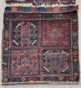A Pair of Rare type Baluch Bags complete with kilim back - opened, secured and just back from a bath - check out my other items as well - Wishing All Happy  ...
