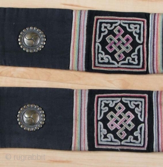 A Pair of Mongolian Etuis for the Plaits (sirbegel)
Mongolia, 19/20th century
11x113cm
Cloth, metal, buttons
b+ee
Please have a look at my website www.m-beste.de for more textiles, jewellery, statues, objects and tribal art from Asia.  