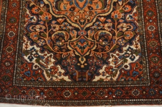 Persian Borchalu carpet, c. 1920. 5'1" x 3'5". Good color, uneven pile. Floor-ready with no major damage.                