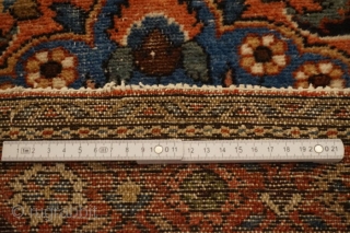 Persian Borchalu carpet, c. 1920. 5'1" x 3'5". Good color, uneven pile. Floor-ready with no major damage.                