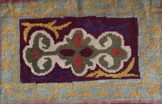         Here is a beautiful old 19th. century Quran/book cover.

        Embroidered all natural silk floss in colors of  ...