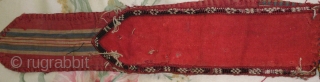 Here is very special Laki embroidery from the 2nd. Half of the 19th. Century.  This is a beautiful Laki hair cover measuring (the embroidered part only) 26" long and 3" wide  ...