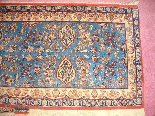 One of the earliest Seirafian rugs around.  I think this is a sampler rug.  Dimension is 1.9 ft x 4.8 ft.  It is woven in this size and is  ...