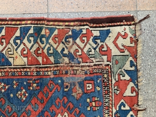 Beautiful colors , older example and unusual caucasian Prayer rug in condition as you see , size : 118x90cm , Price : if you 1200 euros and good taste , just buy  ...