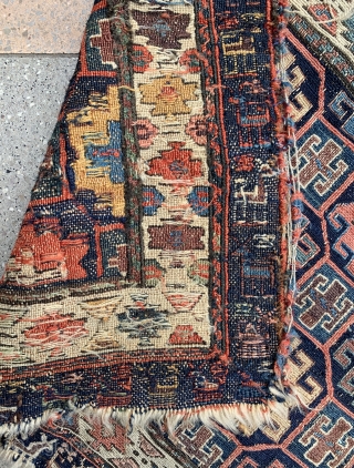 Very Charming Shahsevan bag face ! great old pattern and Border . 
condition as these photos , please don't ask for more photos ,  just buy it 1500 euro+shipping from Paris.  ...