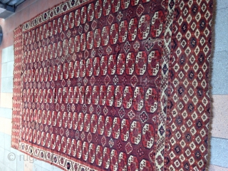 Great and old Chodor Main carpet ,
Size : 360x227cm !!
In condition as photos .                   