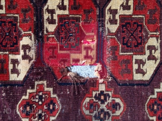 Great and old Chodor Main carpet ,
Size : 360x227cm !!
In condition as photos .                   