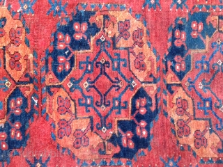 September Sale :
Beautiful Bashir main carpet in a rare square size but condition as you see !
like it as it is …
Some old repairs on but One good Gul from is enough  ...