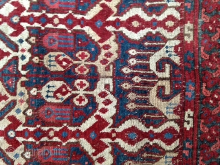 Pretty small Ersari Rug so called Ikat design ! it is just a Turkmen Tribal Art. 
Size : 104x83
Circa : End 19Th.           