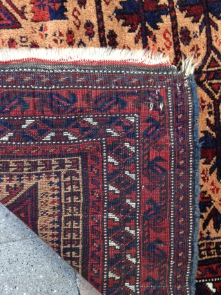 September sale : A nice wool Prayer Baluch rug ( Iran Part ) 
Circa : End 19th.
condition : Good , Never repaired .          