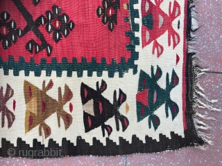 Sharkoy kilim circa 1900 , price : 700 euro + shipping , size : 159x116cm , 
condition as photos avove. please don' ask for more photos ! thanks.     