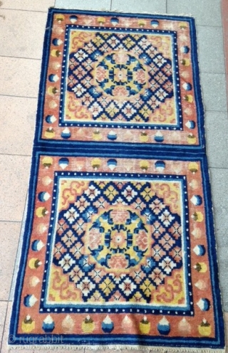 September Sale : 4 old Chinese Rug ,
In condition but some collectables .                    