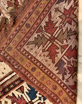 Manastir Balkan prayer rug, damaged

150 x 113 cm                         