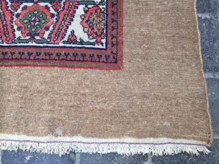 Sarab dated in three places 1315 Hijri camel hair 
good condition size 380x210 cm                   