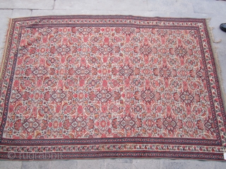 Old Senneh kilim.
vegetable dyes 120 years old.
wool on wool very fine size 200x137.                    