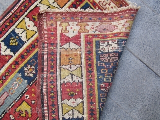 Caucasian or Anatolian yastic 19th.
Full pile in good condition.size 115x83                       