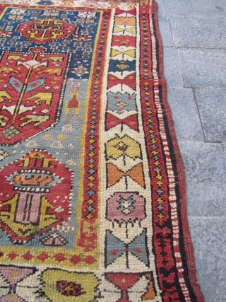 Caucasian or Anatolian yastic 19th.
Full pile in good condition.size 115x83                       