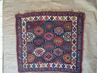 Shahsavan .bag face sumak.19th in very good condition .natural collars .
Size 60x55                     