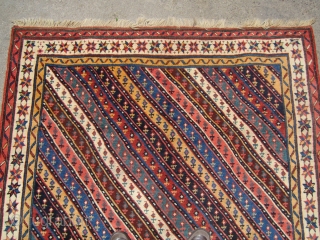 Old Kuchan kurd.150 years old all natural colors and beautiful colors.
very good condition.size 365x152.                   