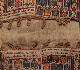 antique Persian saddlebag 19th century
On offer is an antique Persian saddlebag from the 19th century. 
This saddlebag belongs to Kalat from Khorasan province located in the north-east part of Iran. 
Size:44 cm×  ...