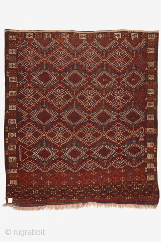 Ersari/Beshir Engsi Rug, Turkmenistan, 19th century, 165 x 142 cm (No.29382)                      