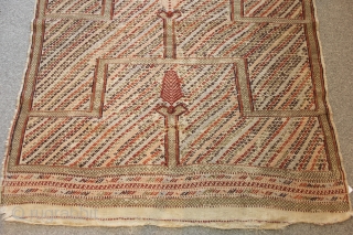 An antique Anatolian (Kecimuhsine) Prayer Kilim. Mid 19th Century. Great condition.  3-11 x 4-10 ft.                 